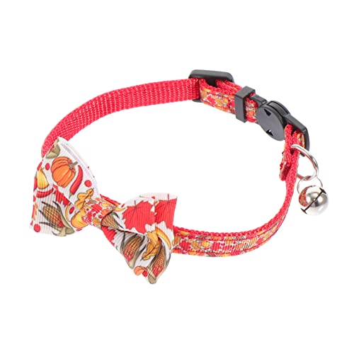 PRETYZOOM 1 Stück Haustierhalsband Kätzchen Fliege Halsband Adoptieren Einen Welpen Bedazzled Hundehalsband Weihnachten Weihnachtsmann Hund Thanksgiving Hundehalsband Handgefertigte von PRETYZOOM