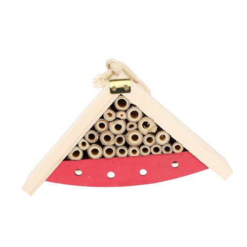 PRETYZOOM 1 Stück Hölzernes Insektennest Bienen Insektenhaus Marienkäfer Kabine Bemaltes Hölzerner Lebensraum Hängender Außenhütte Hängendes Hanfseil Rosa PRETYZOOM 1 Stück Hölzernes Insektennest Bienen Insektenhaus Marienkäfer Kabine Bemaltes Hölzerner Lebensraum Hängender Außenhütte Hängendes Hanfseil Rosa von PRETYZOOM