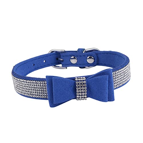 PRETYZOOM 1 Stück Hot Diamond Hundehalsband Verstellbare Katzenhalsbänder Filz Ornament Strass Haustierhalsband Hundebandana Halsband Haustiere Fliegen Welpen Haustier Fliegen von PRETYZOOM