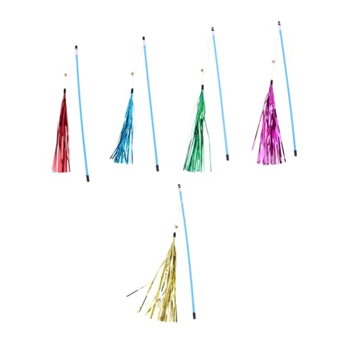 PRETYZOOM 2sets Katze Interessante Katzenspielzeug Katze Indoor Katzen Kunststoff Katze Teaser Haustier Kätzchen Spielzeug Sticks Katze Stange Spielzeug 5 Stücke * 2 PRETYZOOM 2sets Katze Interessante Katzenspielzeug Katze Indoor Katzen Kunststoff Katze Teaser Haustier Kätzchen Spielzeug Sticks Katze Stange Spielzeug 5 Stücke * 2 von PRETYZOOM