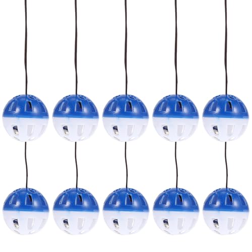 PRETYZOOM Katzenspielzeug Coupon Interaktives Katzenspielzeug 10 Stück Katze Für Indoor-übung Katze Haustier Necken Glocke Zufällige Farbe von PRETYZOOM