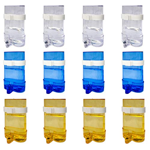 PRETYZOOM 12 Stück Automatische Vogelfütterung Wasserspender Fressnapf Flasche Trinker Behälter für Käfig Haustier Papagei Wellensittich Lovebirds Nymphensittich Kanarien Sittiche PRETYZOOM 12 Stück Automatische Vogelfütterung Wasserspender Fressnapf Flasche Trinker Behälter für Käfig Haustier Papagei Wellensittich Lovebirds Nymphensittich Kanarien Sittiche von PRETYZOOM