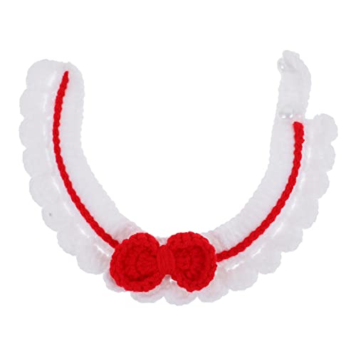 PRETYZOOM Katzenhalsband Haustier-strickhalsband Mit Schleife Haustier-strickschal Modisches Festliches Halsband PRETYZOOM Katzenhalsband Haustier-strickhalsband Mit Schleife Haustier-strickschal Modisches Festliches Halsband von PRETYZOOM