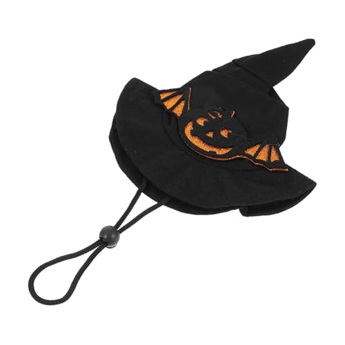 PRETYZOOM 1stk Zauberhut Für Haustiere Halloween-haustierkostüm Seemannskostüm Für Kleine Hunde Und Katzen Kätzchen-Halloween-Cosplay Welpe Hexenhut Verwandlungs-Outfit Polyester Hündchen von PRETYZOOM