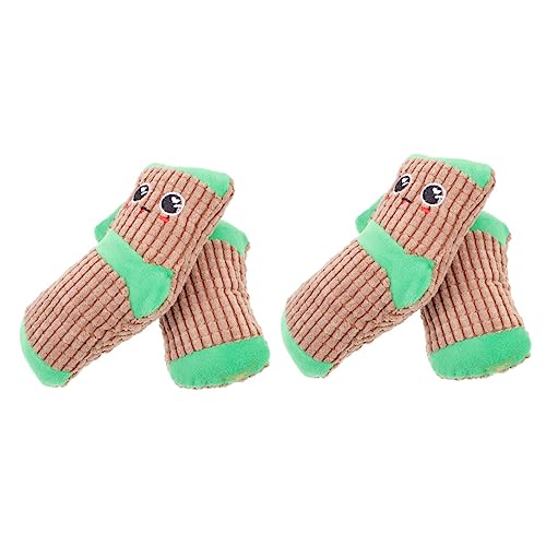 PRETYZOOM 2 Paar Spielzeug Cartoon-Plüschtier gefülltes Faultier Plüschtier -Plüsch Hunde quietschende Socke Socken vokalisierende Hundesocke Hund quietscht Bissfest Indoor-Hund PRETYZOOM 2 Paar Spielzeug Cartoon-Plüschtier gefülltes Faultier Plüschtier -Plüsch Hunde quietschende Socke Socken vokalisierende Hundesocke Hund quietscht Bissfest Indoor-Hund von PRETYZOOM
