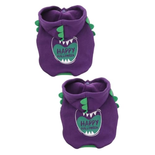 PRETYZOOM 2 Stück Hunde-Halloween-kostüme Haustier-Kapuzenpullover Weich Und Dehnbar Sonnenschutz Haustierkleidung Für Party Und Bett PRETYZOOM 2 Stück Hunde-Halloween-kostüme Haustier-Kapuzenpullover Weich Und Dehnbar Sonnenschutz Haustierkleidung Für Party Und Bett von PRETYZOOM