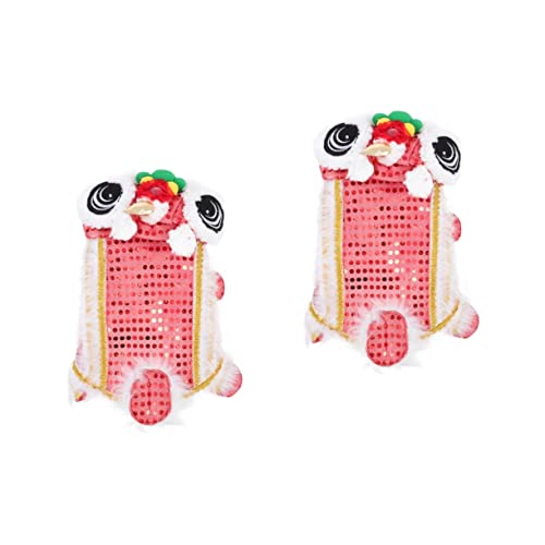 PRETYZOOM 2 STK Kleidung Für Haustiere Tanzlöwen-hundemantel Hundetanzlöwenkleidung Weihnachtskatzenjacke Frühlingsfest Haustierkostüm Lustiges Hundekostüm Katze Löwe Polyester PRETYZOOM 2 STK Kleidung Für Haustiere Tanzlöwen-hundemantel Hundetanzlöwenkleidung Weihnachtskatzenjacke Frühlingsfest Haustierkostüm Lustiges Hundekostüm Katze Löwe Polyester von PRETYZOOM