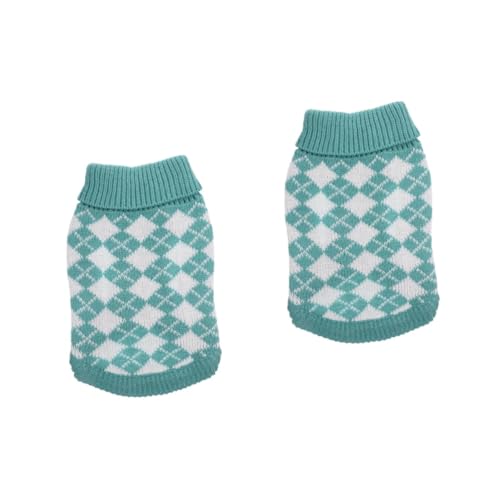 PRETYZOOM 2 Stück Hundepullover Haustier Schneeanzug Hund Winterpullover Haustier Neujahr Kostü Cosplay Requisiten Hund Strickpullover Hundeoverall Welpenkleidung Katzenkleidung Tasche von PRETYZOOM