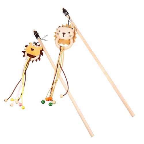 PRETYZOOM 2er-Pack Katzenspielzeug-Set Für Den Innenbereich Katzenspielzeug Glocke Kätzchen-neckspielzeug Katzenangel Plüsch-katzenspielzeug PRETYZOOM 2er-Pack Katzenspielzeug-Set Für Den Innenbereich Katzenspielzeug Glocke Kätzchen-neckspielzeug Katzenangel Plüsch-katzenspielzeug von PRETYZOOM