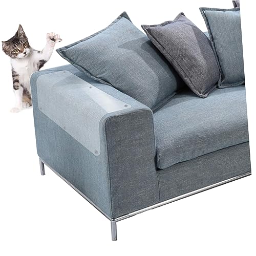 PRETYZOOM 2 Stück Selbstklebender Katzenkratzschutz Kratzmatte aus Flexiblem Klarem PVC für Sofa und Möbel Kratzfest und Biegsam Schützt Couch vor Katzenkrallen S Katzenschutz Aufkleber von PRETYZOOM