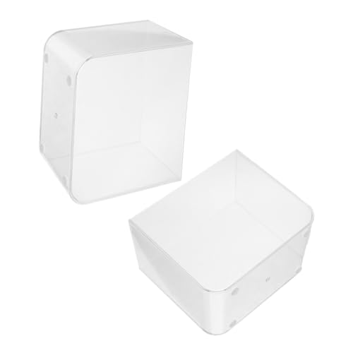 PRETYZOOM 2 Stücke Kompakte Aquarium Betta Tank Für Desktop Offene Zucht Box von PRETYZOOM