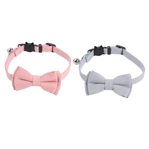 PRETYZOOM 2st Haustierhalsband Haustier Weihnachtskostüm Zubehör Haustier-Halskette Weihnachtsoutfit Für Hunde Welpe Halstuch Weihnachten Haustier Halstuch Krawatte Stoff Katzenhalsband von PRETYZOOM