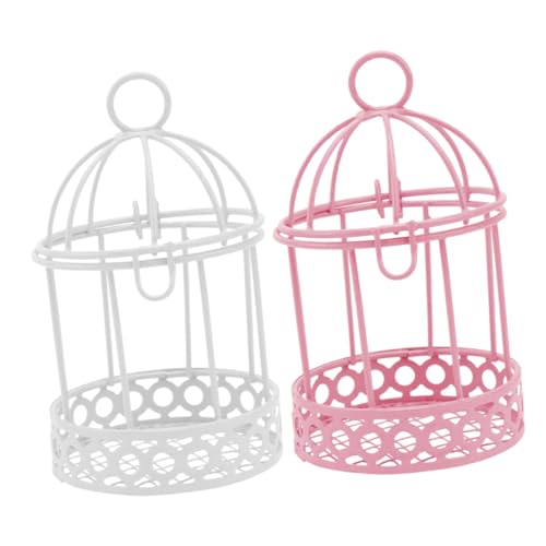 PRETYZOOM 2Stücke Mini Vogelkäfig Dekoration Hängende Ornamente für Hochzeiten und Tischdeko Vintage Vogelkäfig für Puppenhäuser und Wohnaccessoires PRETYZOOM 2Stücke Mini Vogelkäfig Dekoration Hängende Ornamente für Hochzeiten und Tischdeko Vintage Vogelkäfig für Puppenhäuser und Wohnaccessoires von PRETYZOOM