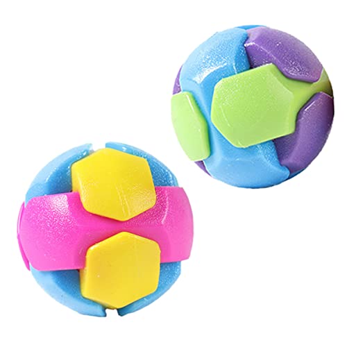 PRETYZOOM 2st Backenzaun-Ball Für Haustiere Spielzeug Kauball Interaktive Gummibälle Haustierzubehör Hundebälle Bälle Für Hunde Beißball Elastisch TPR Weichkleber von PRETYZOOM