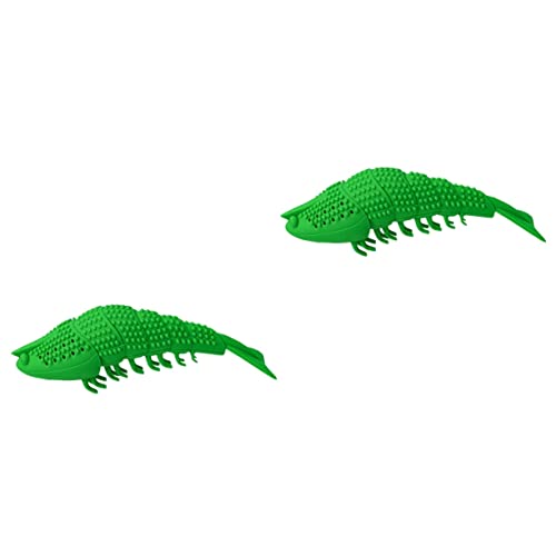 PRETYZOOM 2st Fisch-Flop-katzenspielzeug Zahnspielzeug Für Katzen Aus Silikon Leckereien Für Katzenzähne Reinigungsspielzeug Katze Molar Stick Spielset Reinigen Kauen Haustier Garnelen PRETYZOOM 2st Fisch-Flop-katzenspielzeug Zahnspielzeug Für Katzen Aus Silikon Leckereien Für Katzenzähne Reinigungsspielzeug Katze Molar Stick Spielset Reinigen Kauen Haustier Garnelen von PRETYZOOM