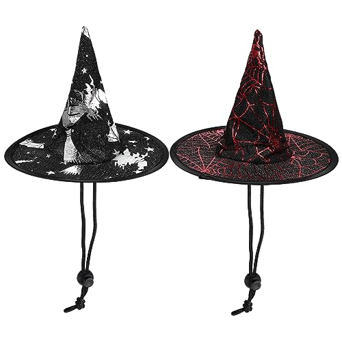 PRETYZOOM 2pcs Pet Halloween Kostüme Haustier Hut Hund Katze Kopfbedeckung Verstellbaren Riemen Für Unvergessliche Erinnerungen von PRETYZOOM