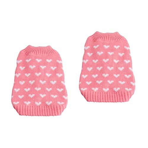 PRETYZOOM Haustierkleidung 2st Haustier-Pullover Winterkleidung Für Hunde Winterpullover Herz Haustierzubehör Hundepullover PRETYZOOM Haustierkleidung 2st Haustier-Pullover Winterkleidung Für Hunde Winterpullover Herz Haustierzubehör Hundepullover von PRETYZOOM