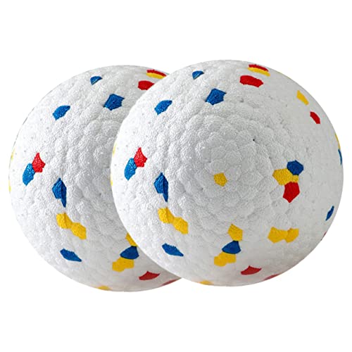 PRETYZOOM 2st Hüpfender Ball Welpenspielzeug Bälle Für Kleine Hunde Ballwerfer Für Hunde Hundespielzeug Ball Für Hunde Kleine Hundebälle Backenzahn Hundeball E-TPU-Material von PRETYZOOM