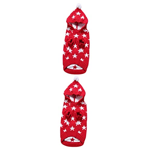PRETYZOOM Katzenpullover Halloweenkostü Hundekleidung Welpenkleidung Halloweenkostü Welpen-Outfits Laufweste Haustier-Pullover Hundepullover Weihnachtskostüme Welpen-Outfits von PRETYZOOM
