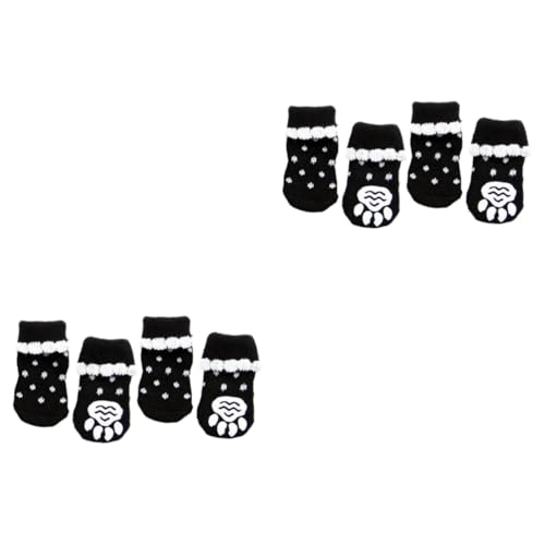 PRETYZOOM 2st Hundepfotenschutz Socken Für Den Winter Hundesocken rutschfeste Hundesocke Anti-Hunde-socken Stricksocken Bedruckte Socken Warmer Pfotenschutz Pfote p Anti-Drop Wintersocken von PRETYZOOM