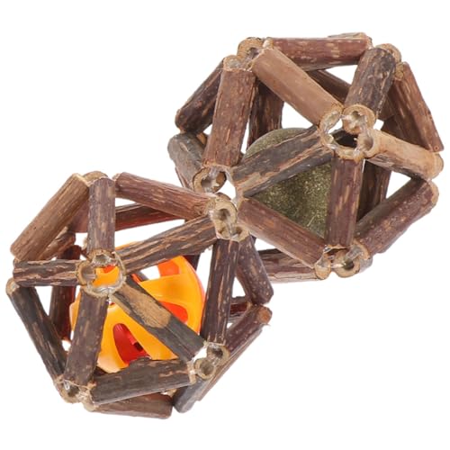 PRETYZOOM Plaything 2er-Pack Molar-bälle für Katzen Zur Zahnreinigung PRETYZOOM Plaything 2er-Pack Molar-bälle für Katzen Zur Zahnreinigung von PRETYZOOM