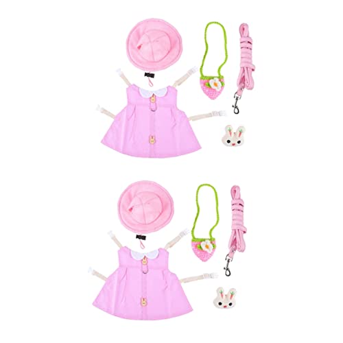 PRETYZOOM 2 Stücke Komplette Haustier Zubehör Set Katze Meerschweinchen Hamster Weste Und Leine Für Dress up von PRETYZOOM
