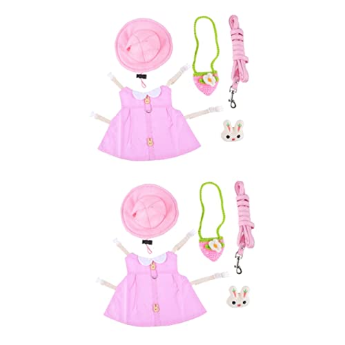 PRETYZOOM 2 Stücke Dress up Hamster Leine Haustier Anzug Für Katze Komplette Kostüm Set Mit Weste Leine PRETYZOOM 2 Stücke Dress up Hamster Leine Haustier Anzug Für Katze Komplette Kostüm Set Mit Weste Leine von PRETYZOOM