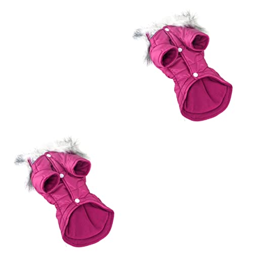PRETYZOOM 2 Stücke Mantel Für Hunde Haustier Hund Jacke Weiche Baumwolle Gepolsterte Zip-up Rosy Größe PRETYZOOM 2 Stücke Mantel Für Hunde Haustier Hund Jacke Weiche Baumwolle Gepolsterte Zip-up Rosy Größe von PRETYZOOM