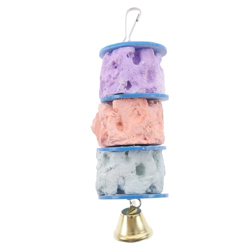 PRETYZOOM 2 Stück Vogel-kauspielzeug Ara-Spielzeug Mit Einzigartigem Design Papageien-futtersuchspielzeug Mit Glocke Essbarer Stein Zum Schnabelschleifen PRETYZOOM 2 Stück Vogel-kauspielzeug Ara-Spielzeug Mit Einzigartigem Design Papageien-futtersuchspielzeug Mit Glocke Essbarer Stein Zum Schnabelschleifen von PRETYZOOM