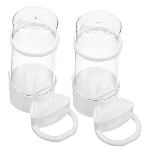 PRETYZOOM 2pcs Papagei Vogelkäfig Wasser Trinker Feeder Hängen Vogel Waterer Auto Feeder Für Vögel von PRETYZOOM