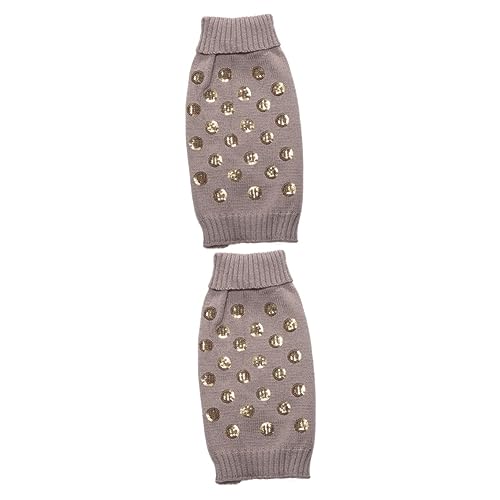 PRETYZOOM 2 Stücke Herbst Warme Haustier Pullover Hund Kleidung Welpen Outfit Squama Muster Waschraum-freundliche Größe Xs Grau PRETYZOOM 2 Stücke Herbst Warme Haustier Pullover Hund Kleidung Welpen Outfit Squama Muster Waschraum-freundliche Größe Xs Grau von PRETYZOOM