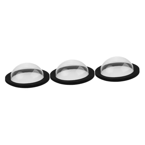 PRETYZOOM 3 Sätze Schwimmende Abdeckung für Aquarien Ringe zum Füttern von Fischen schwimmende Pflanzenringe Aquarium Pflanzenring Aquarien Futterring Tank-Wasserlinsenringe Acryl von PRETYZOOM