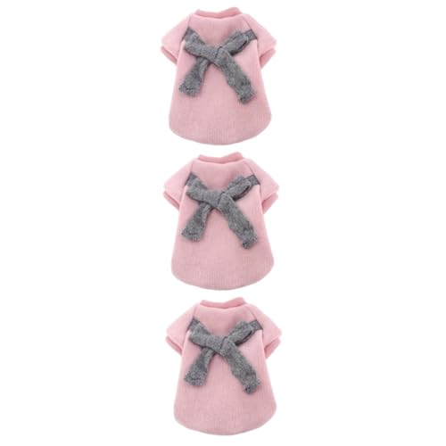 PRETYZOOM Welpenkleidung 3St rosa Pullover Hund warme Kleidung Hundepullover für kleine Hunde rosafarbene Kleidung Kleiner Hundepullover Haustierkleidung Party- Winter Weihnachtskostüme PRETYZOOM Welpenkleidung 3St rosa Pullover Hund warme Kleidung Hundepullover für kleine Hunde rosafarbene Kleidung Kleiner Hundepullover Haustierkleidung Party- Winter Weihnachtskostüme von PRETYZOOM