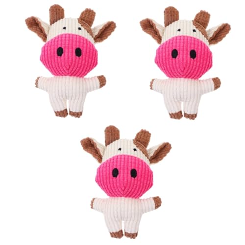 PRETYZOOM 3 STK Spielzeug Kuscheltiere zum Kauen Cartoon-Plüschtiere Welpen quietschende Plüschtiere Haustier der Liebling der Hunde Plüschtier in Tierform die Katze Favorit Polyester Weiß PRETYZOOM 3 STK Spielzeug Kuscheltiere zum Kauen Cartoon-Plüschtiere Welpen quietschende Plüschtiere Haustier der Liebling der Hunde Plüschtier in Tierform die Katze Favorit Polyester Weiß von PRETYZOOM
