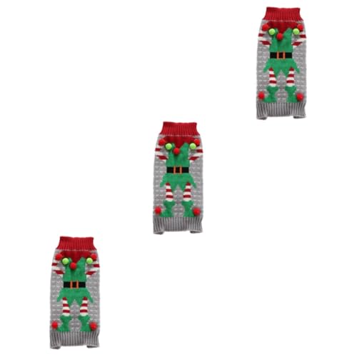 PRETYZOOM 3stücke Clown Hundepullover Für Weihnachten Grauer Atmungsaktiver Sweater Für Kleine Und Große Hunde Für Festliche Anlässe Bequemes Design Ohne Knöpfe Oder Reißverschluss s PRETYZOOM 3stücke Clown Hundepullover Für Weihnachten Grauer Atmungsaktiver Sweater Für Kleine Und Große Hunde Für Festliche Anlässe Bequemes Design Ohne Knöpfe Oder Reißverschluss s von PRETYZOOM