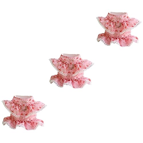 PRETYZOOM 3 Stücke Floral Spitze Katze Kätzchen Weste Haustier Katze Weste Pet Strap Für Walking PRETYZOOM 3 Stücke Floral Spitze Katze Kätzchen Weste Haustier Katze Weste Pet Strap Für Walking von PRETYZOOM