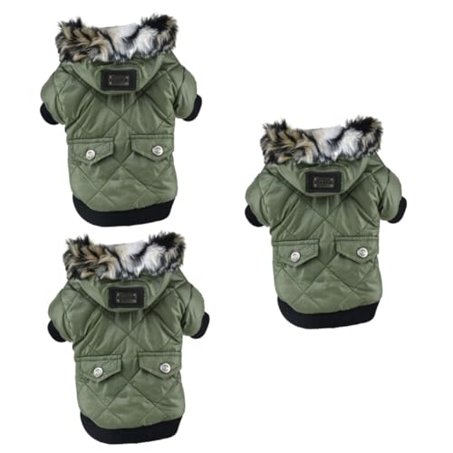 PRETYZOOM 3 Stücke Mantel Hund Kalten Wetter Kleidung Zipper Warme Hund Jacke Party Outfit Für Welpen PRETYZOOM 3 Stücke Mantel Hund Kalten Wetter Kleidung Zipper Warme Hund Jacke Party Outfit Für Welpen von PRETYZOOM