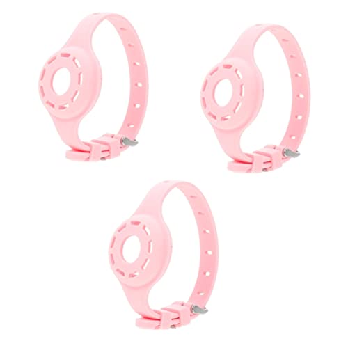 PRETYZOOM 3st -Fall Tierhalter Anti-Verlust-Abdeckung Silikonabdeckungen Haustierzubehör Reflektierendes Katzenhalsband Halsbandetui Für Haustiere Hund Stoßfest Kieselgel Lieferungen von PRETYZOOM