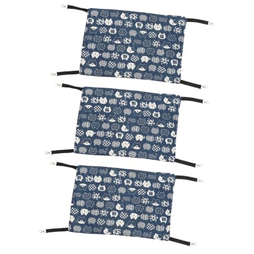 PRETYZOOM 3 Stücke Robuste Katze Hängematte Für Käfig Scratch-beständig Katze Schaukel Bett Atmungsaktive Katze Nest Bett PRETYZOOM 3 Stücke Robuste Katze Hängematte Für Käfig Scratch-beständig Katze Schaukel Bett Atmungsaktive Katze Nest Bett von PRETYZOOM
