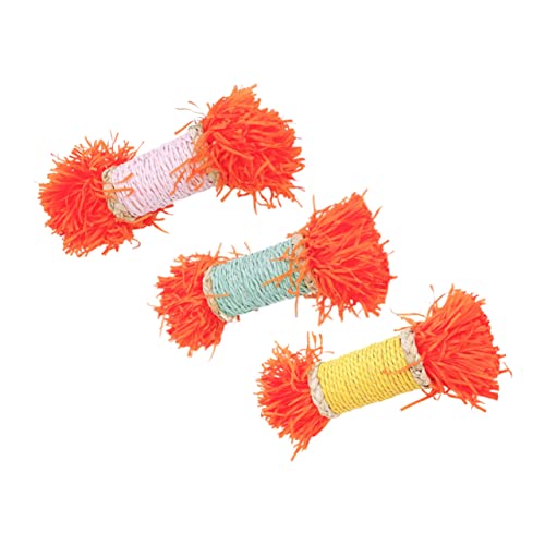 PRETYZOOM Backenzahnspielzeug Für Haustiere 3er-Pack Kauspielzeug-Schuhe Für Hamster Und Meerschweinchen Leicht Zu Reinigendes Material von PRETYZOOM