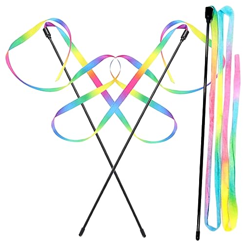 PRETYZOOM 3st Katze Lustiges Stick-katzenspielzeug Katze Zauberstab Interaktives Katzenspielzeug Produkte Für Katzen Knisterndes Katzenspielzeug Die Katze Kind Regenbogenstock Gurtband PRETYZOOM 3st Katze Lustiges Stick-katzenspielzeug Katze Zauberstab Interaktives Katzenspielzeug Produkte Für Katzen Knisterndes Katzenspielzeug Die Katze Kind Regenbogenstock Gurtband von PRETYZOOM