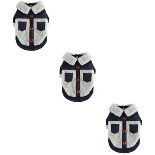 PRETYZOOM 3-teilige Modische Hundejacke Warmer Gepolsterter Mantel Für Hunde Verschleißfeste Hundekleidung Bequemes Material PRETYZOOM 3-teilige Modische Hundejacke Warmer Gepolsterter Mantel Für Hunde Verschleißfeste Hundekleidung Bequemes Material von PRETYZOOM