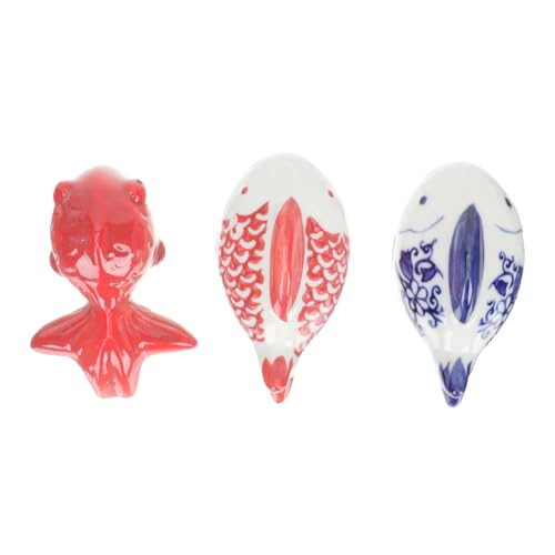 PRETYZOOM 3stücke Dekorative Keramik Fische Für Aquarien Schwimmende Ornamente Zur Verschönerung Ihres Fischbeckens Langlebiges Und Pflegeleichtes Design Für Lebendige von PRETYZOOM