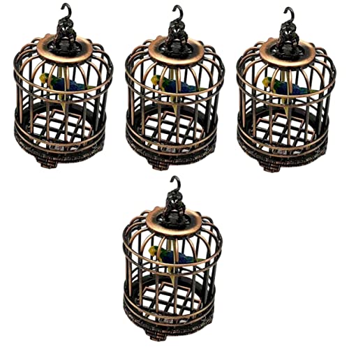 PRETYZOOM 4 Stücke Dekorative Mini Vogelkäfig Vogelhaus Für Wellensittich Kreative Form Miniatur Modell Vogelkäfig Spielzeug PRETYZOOM 4 Stücke Dekorative Mini Vogelkäfig Vogelhaus Für Wellensittich Kreative Form Miniatur Modell Vogelkäfig Spielzeug von PRETYZOOM