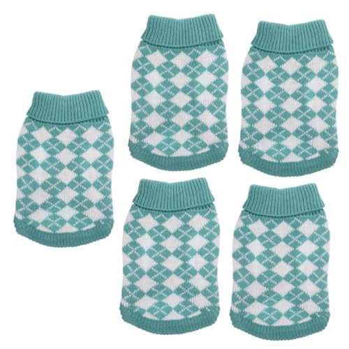 PRETYZOOM 5St Hundepullover Haustier-Welpen-Pullover Hundekleidung für kaltes Wetter Haustier-Outfits Kleider Kätzchen-Kleidung Warme Kleidung für Welpen Herbst und Winter schmücken Acryl PRETYZOOM 5St Hundepullover Haustier-Welpen-Pullover Hundekleidung für kaltes Wetter Haustier-Outfits Kleider Kätzchen-Kleidung Warme Kleidung für Welpen Herbst und Winter schmücken Acryl von PRETYZOOM