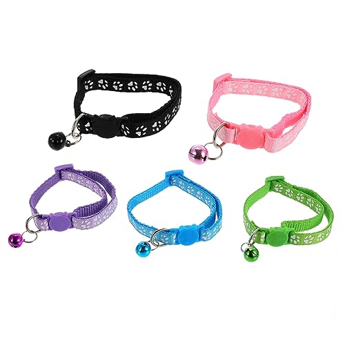 PRETYZOOM 5st Katzenhalsband Kleine Hundehalsbänder Halskette Mit Katzenglocke Weibliches Hundehalsband Lustiges Hundehalsband Halsband Mit Hundeglocke Blumenhalsband Pp Empfindlich Kätzchen von PRETYZOOM