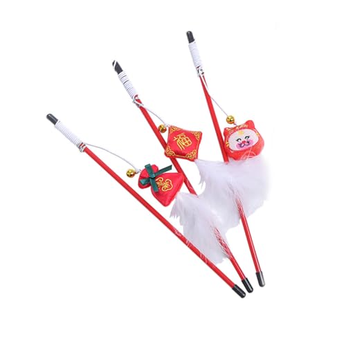 PRETYZOOM 2sets Katzenspielzeug Katzenteaser Interaktives Spielzeug Für Heimtierbedarf Halten Sie Und Glücklich 3pcs * 2 PRETYZOOM 2sets Katzenspielzeug Katzenteaser Interaktives Spielzeug Für Heimtierbedarf Halten Sie Und Glücklich 3pcs * 2 von PRETYZOOM