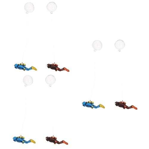 PRETYZOOM 6 Sets Aquarium Ornament Schwimm Taucher Modell Landschaft Aquarium Dekorationen Tank Decor PRETYZOOM 6 Sets Aquarium Ornament Schwimm Taucher Modell Landschaft Aquarium Dekorationen Tank Decor von PRETYZOOM