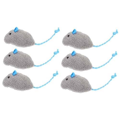 PRETYZOOM Robuste 6pcs Spielzeug Weiche Plüsch Katze Spielzeug für Kätzchen Kauen PRETYZOOM Robuste 6pcs Spielzeug Weiche Plüsch Katze Spielzeug für Kätzchen Kauen von PRETYZOOM