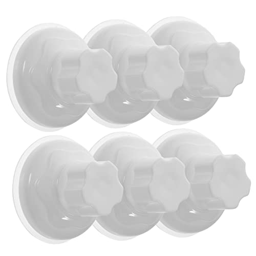 PRETYZOOM Vögel Fenster Sitzstange Cup Set 6-TLG. Knopf Sicher Abs für Reptil Papagei und Aquarium von PRETYZOOM